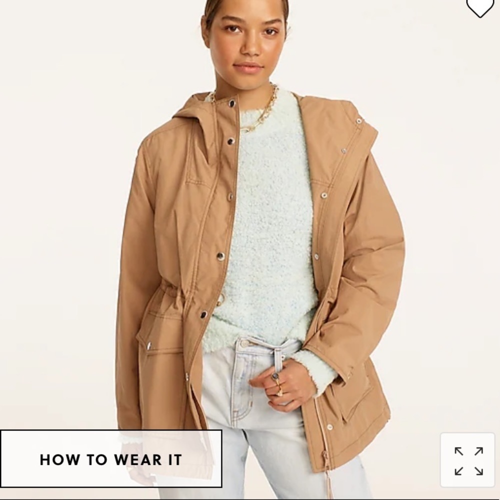 J Crew Relaxed perfect lightweight jacket BF451